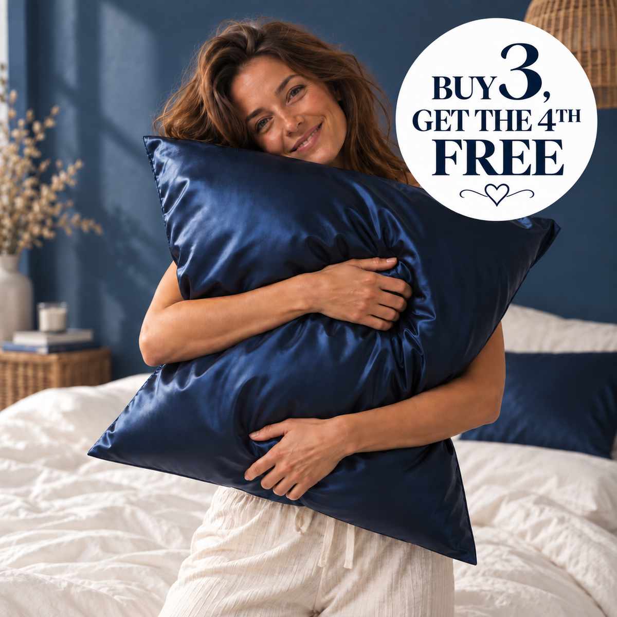 100% PURE MULBERRY SILK PILLOWCASE — SILK & SLUMBER™